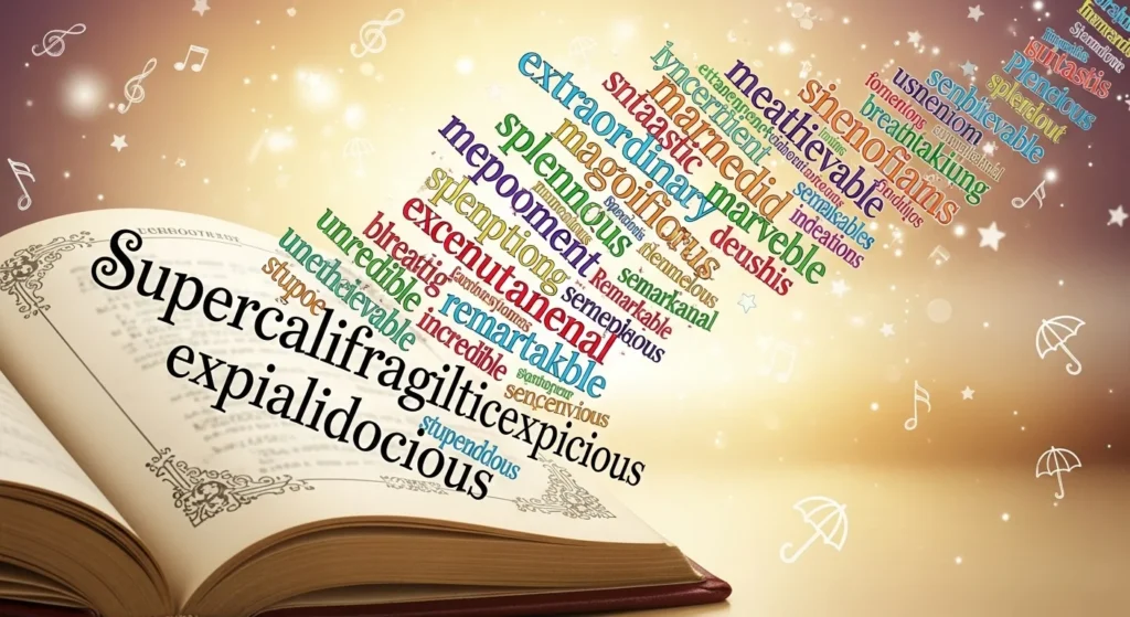 synonyms for supercalifragilisticexpialidocious