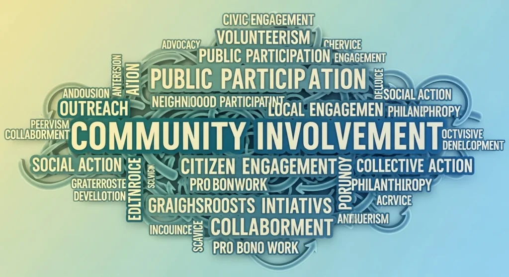 Synonyms of Community Involvement