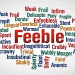 Synonyms of Feeble