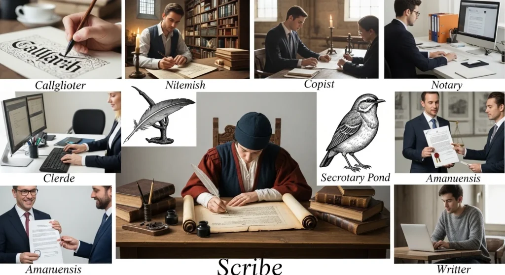 Synonyms of Scribe