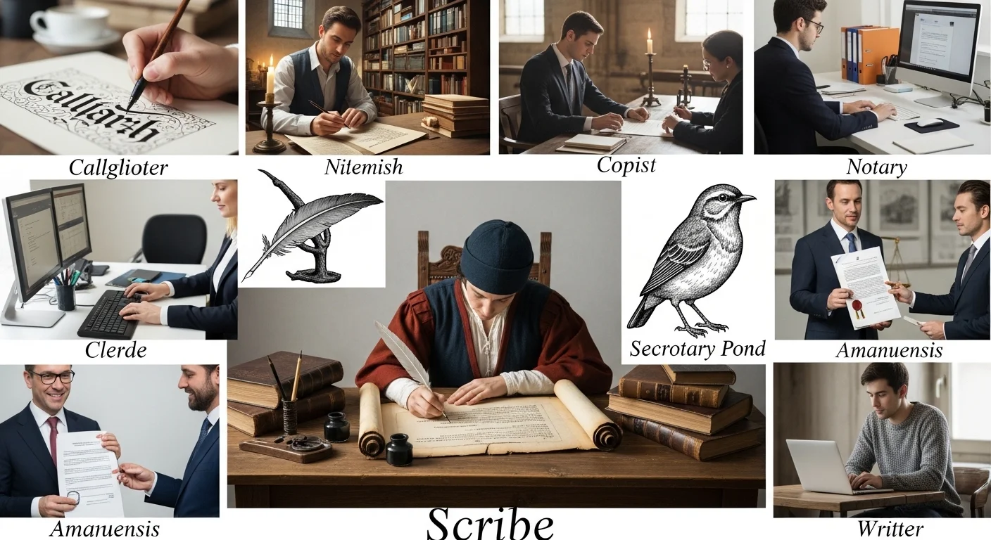 Synonyms of Scribe