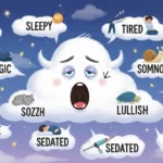 Synonyms of Sleepy