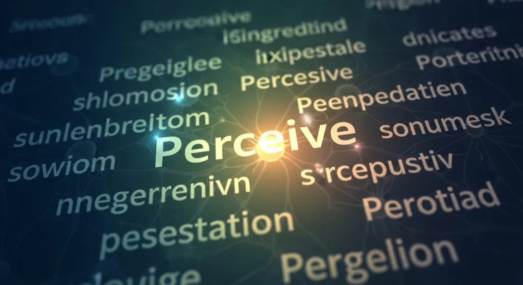 Synonyms of Perceive