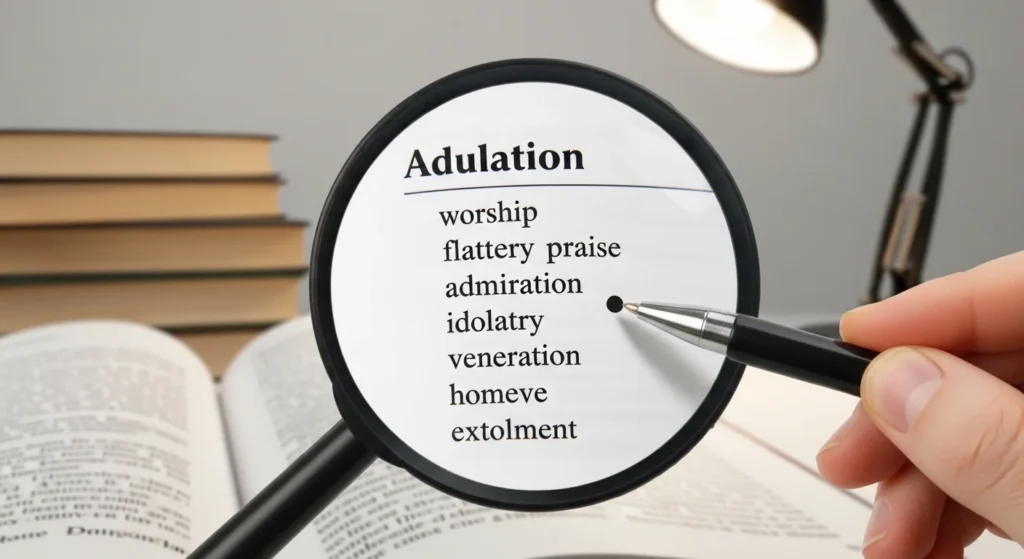 Synonyms of Adulation