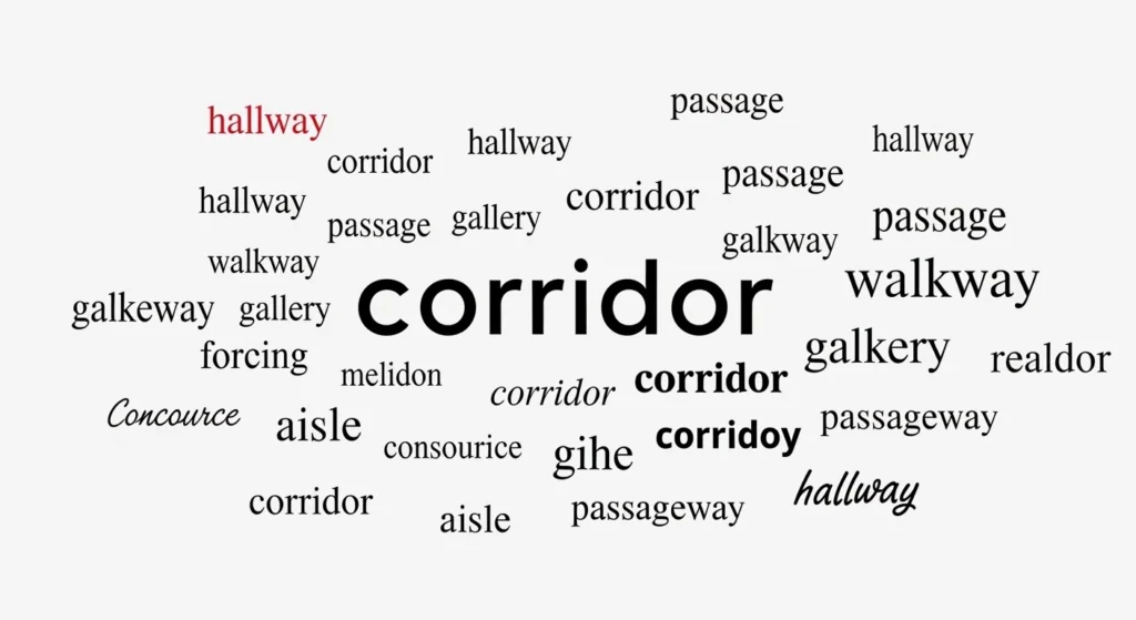 synonyms of Corridor