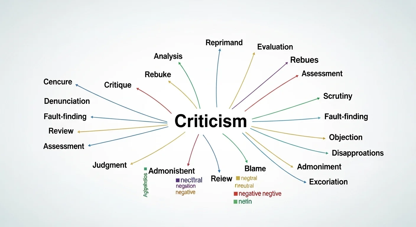 Synonyms of Criticism
