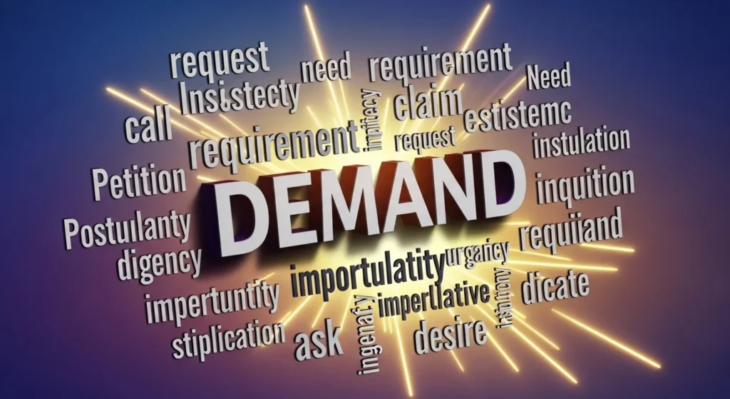 Synonyms of Demand