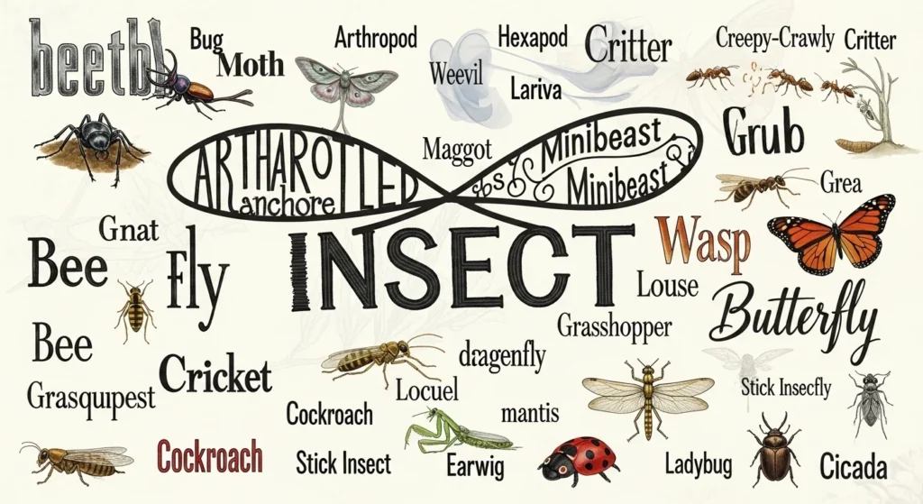 Synonyms of Insect
