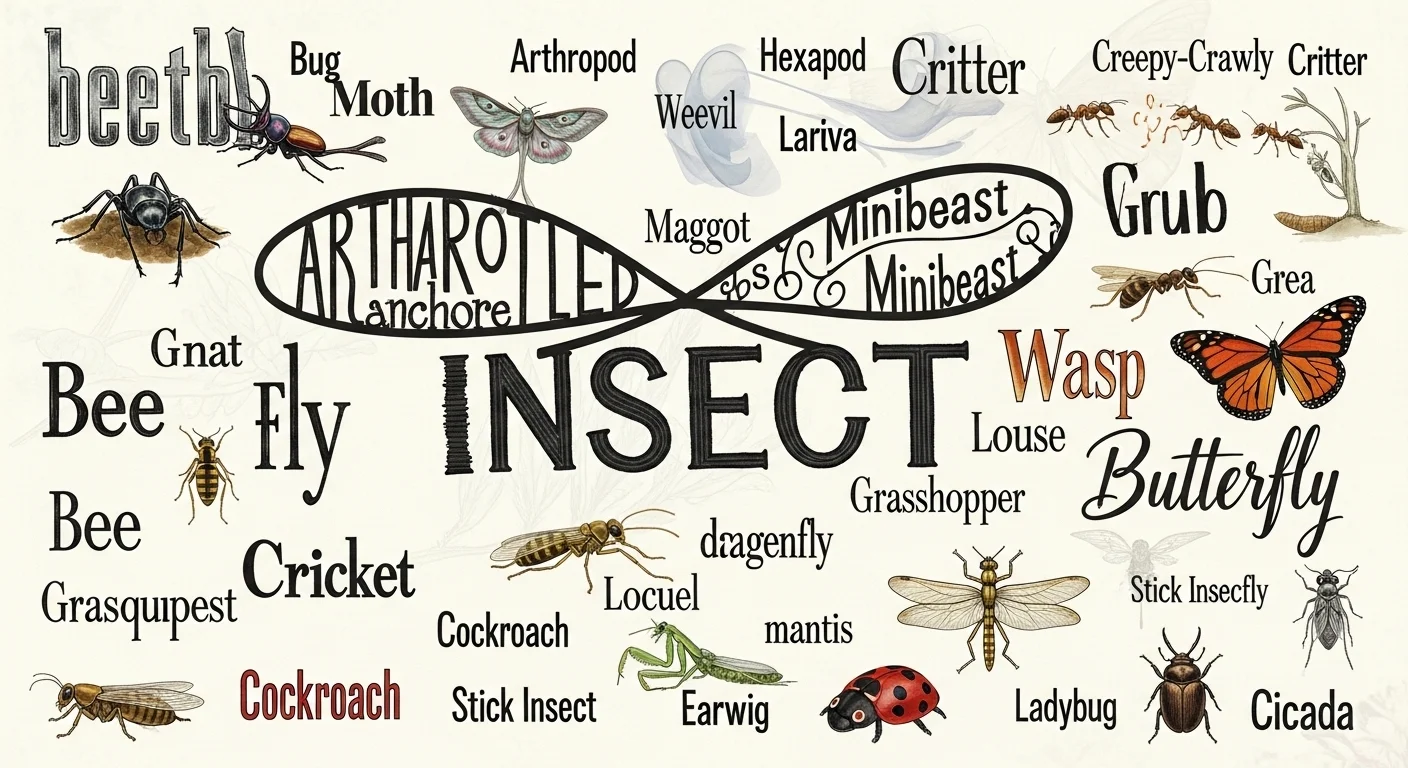 Synonyms of Insect