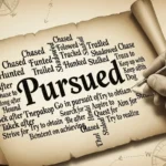 Synonyms of Pursued