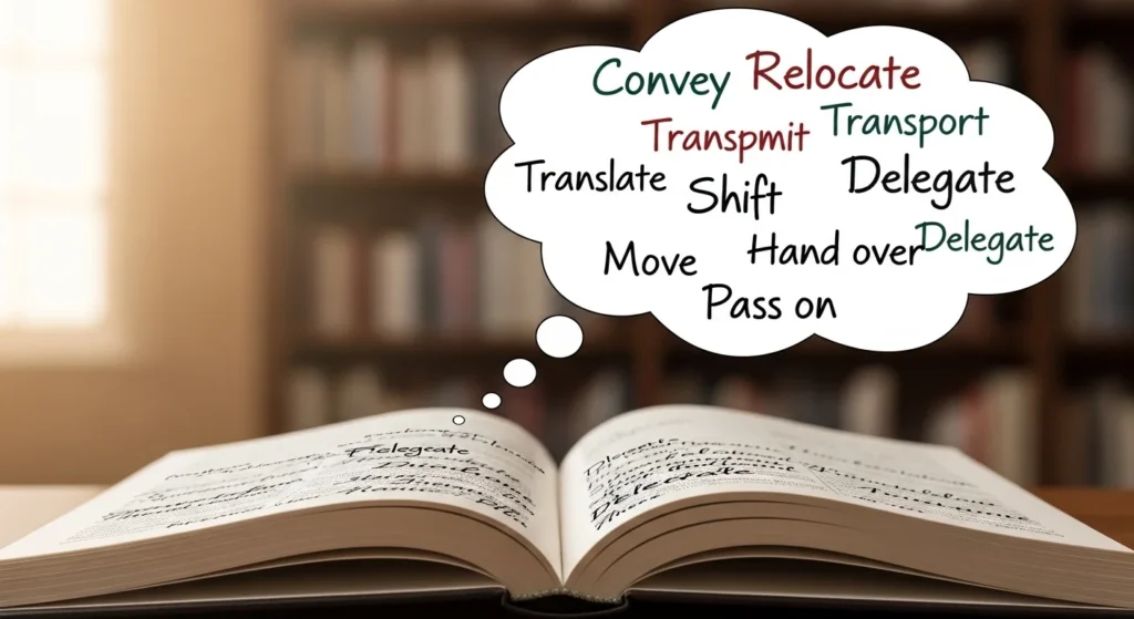 Synonyms of Transfer