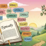 Synonyms of Typically