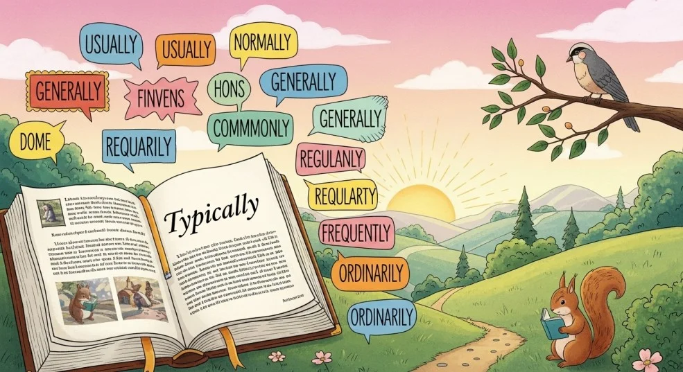 Synonyms of Typically
