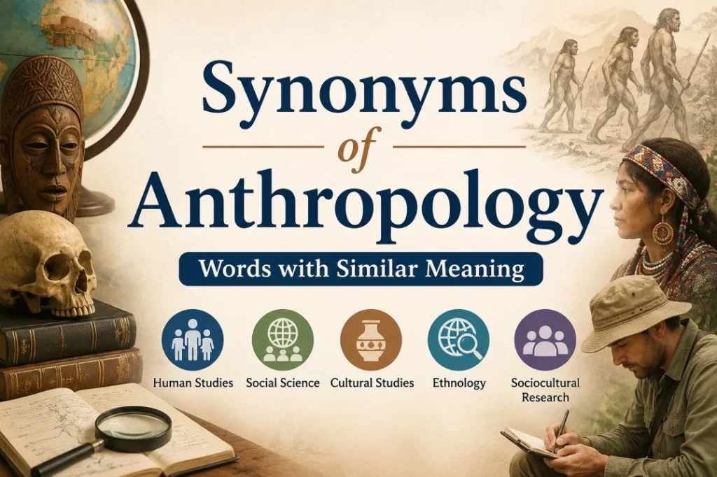 Synonyms of Anthropology