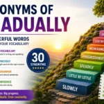 Synonyms of Gradually