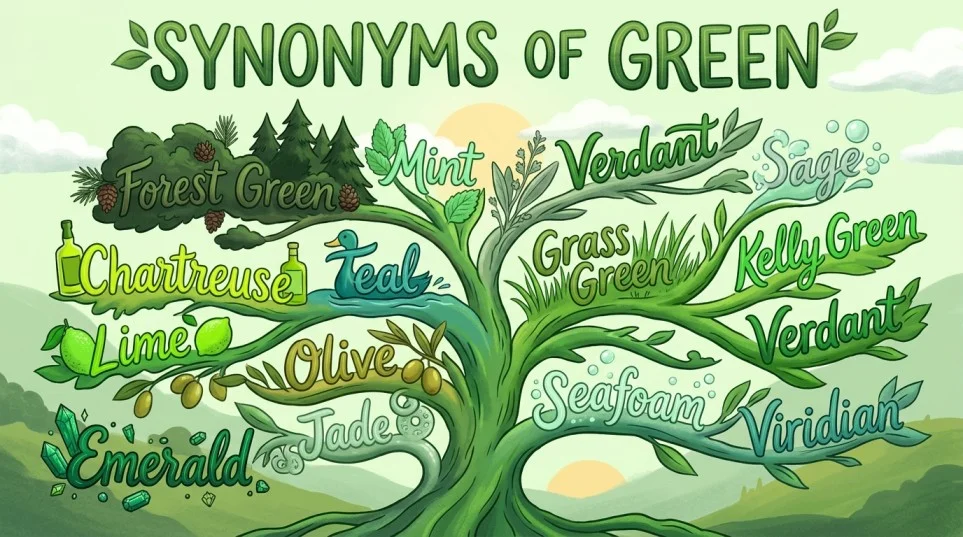 Synonyms of Green