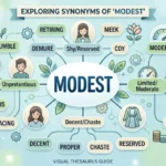 Synonyms of Modest