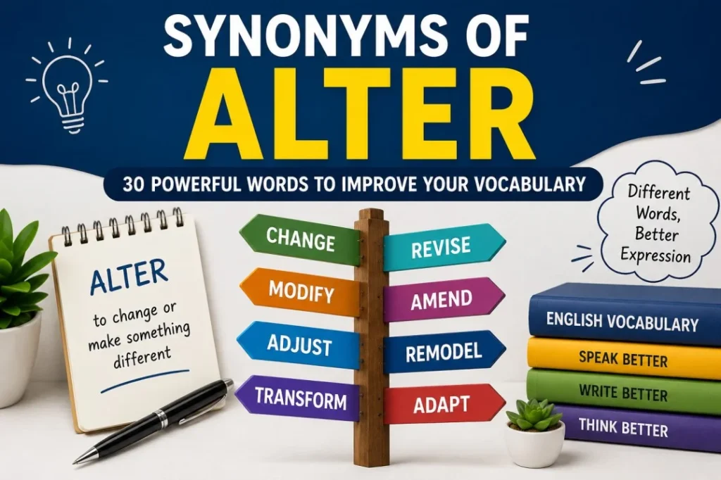 Synonyms of Alter