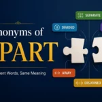 Synonyms of Apart