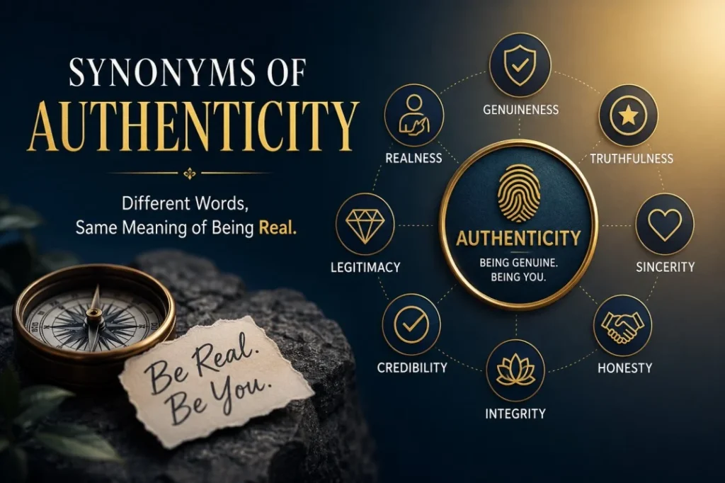 Synonyms of Authenticity
