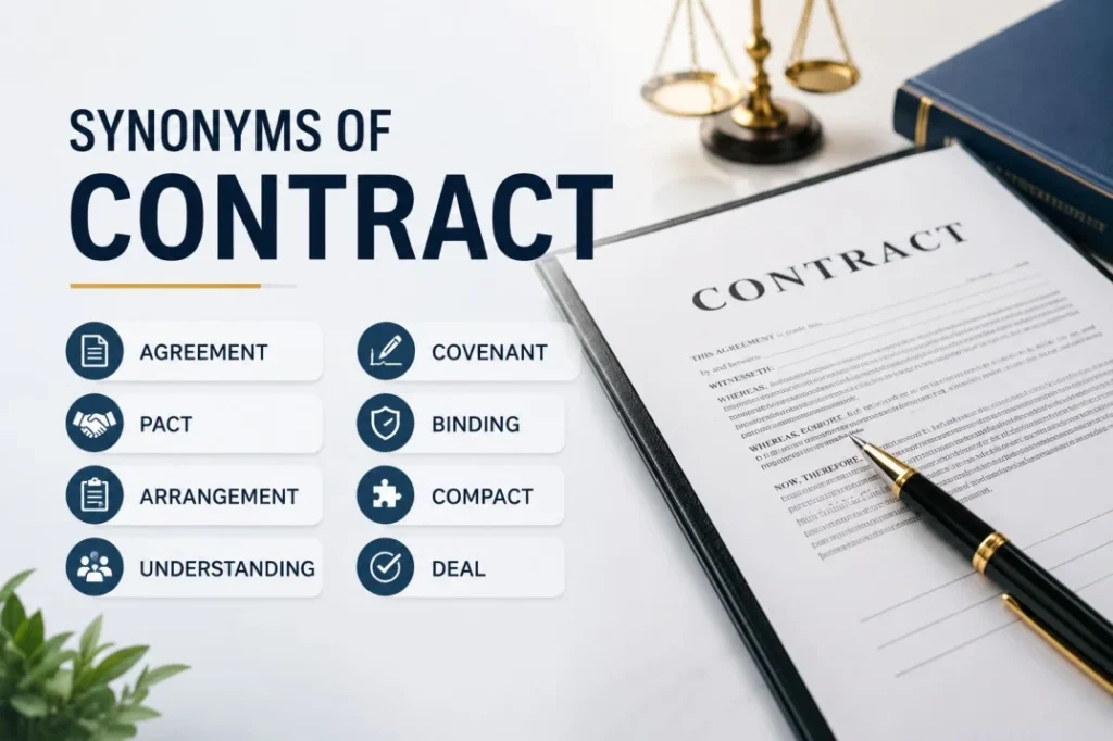 Synonyms of Contract