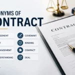 Synonyms of Contract