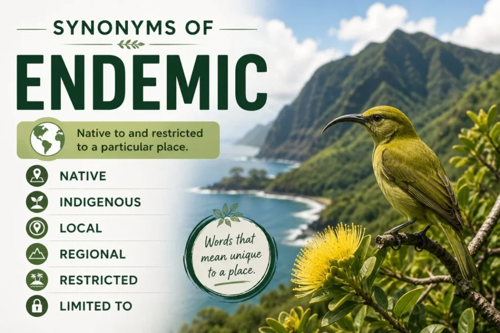 Synonyms of Endemic