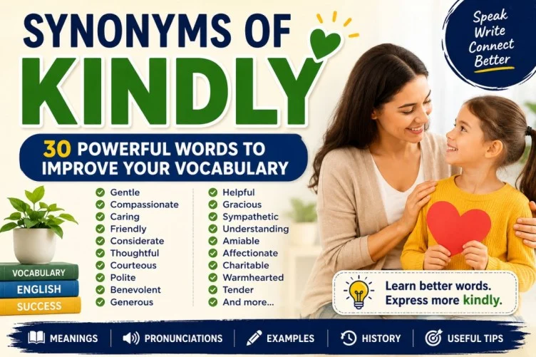 Synonyms of Kindly