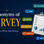 Synonyms of Survey