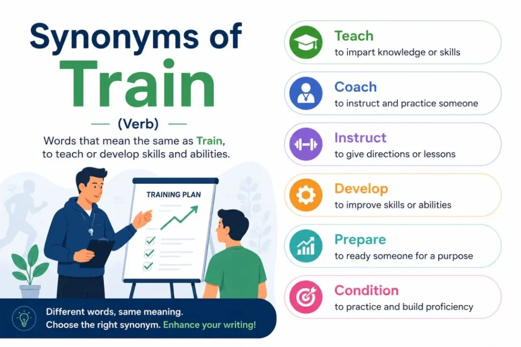 Synonyms of Train