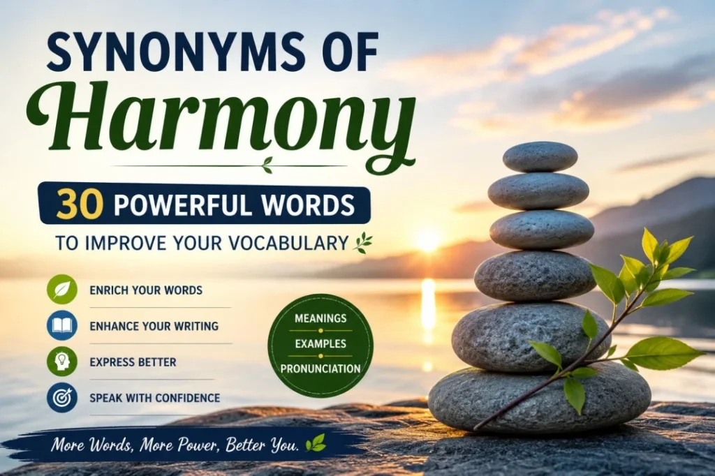 Synonyms of Harmony
