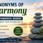 Synonyms of Harmony