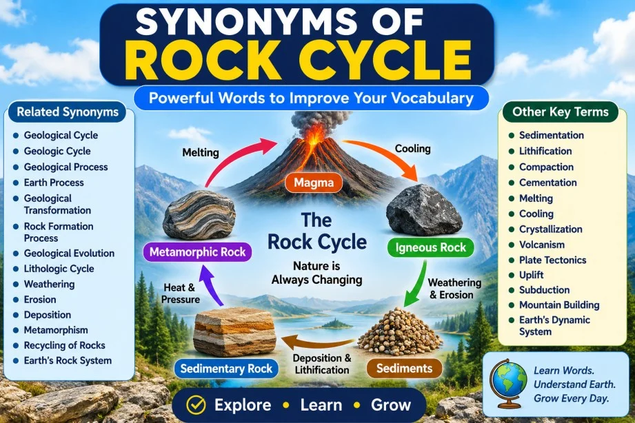 Synonyms of Rock Cycle